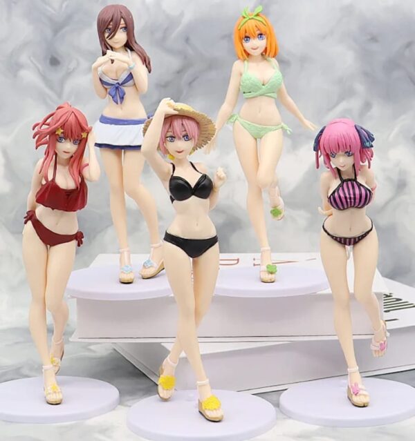 Set 5 Figuras Las Quintillizas Bikini Ver.