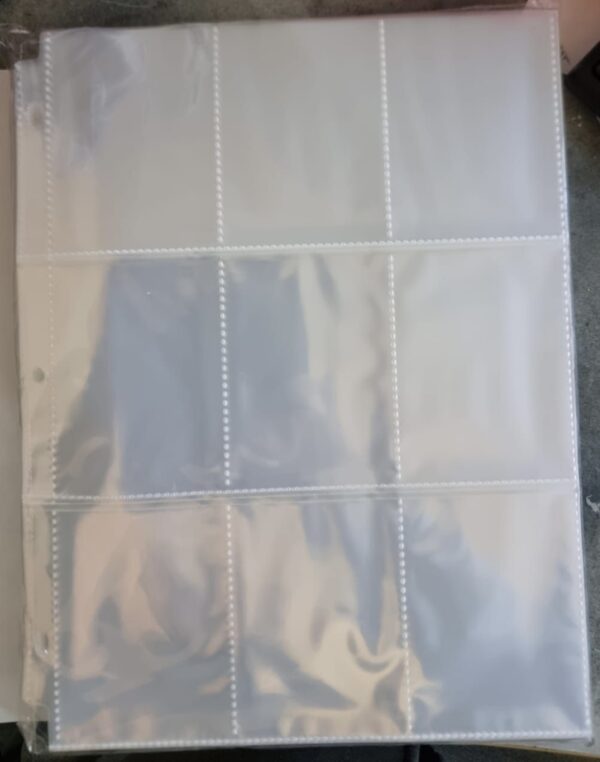 Hojas Para Carpeta 9 Bolsillos