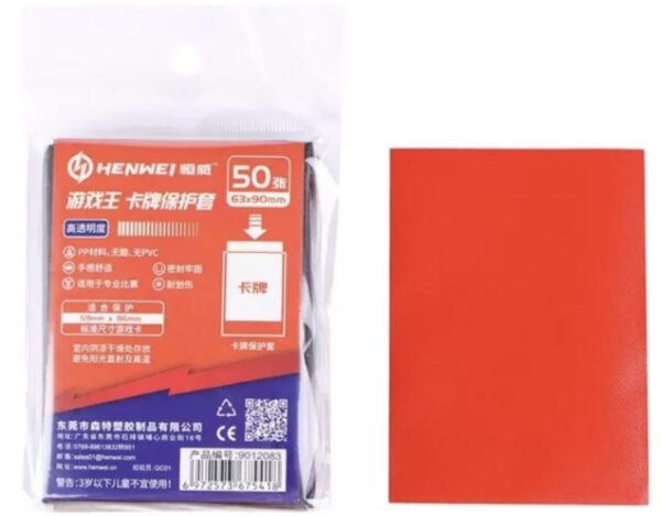 Sleeve Rojo 50 Unidades