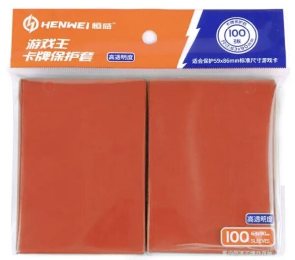 Sleeve Naranjo 100 Unidades