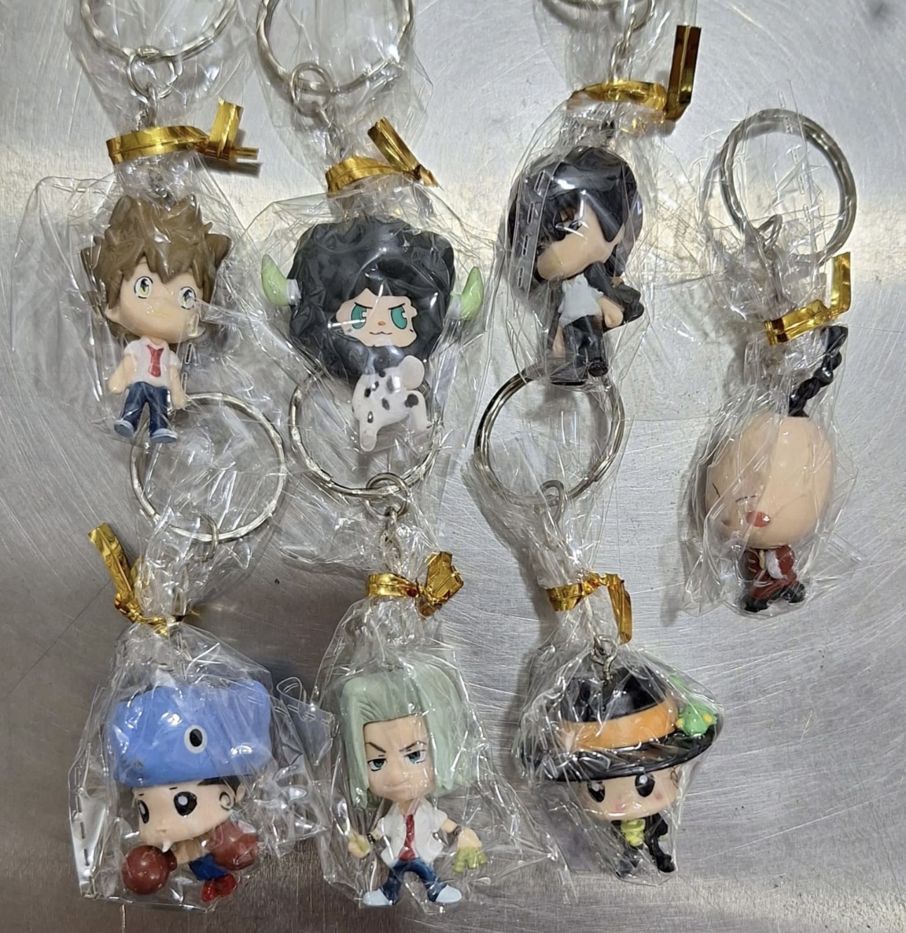 Set 7 Llaveros Hitman Reborn