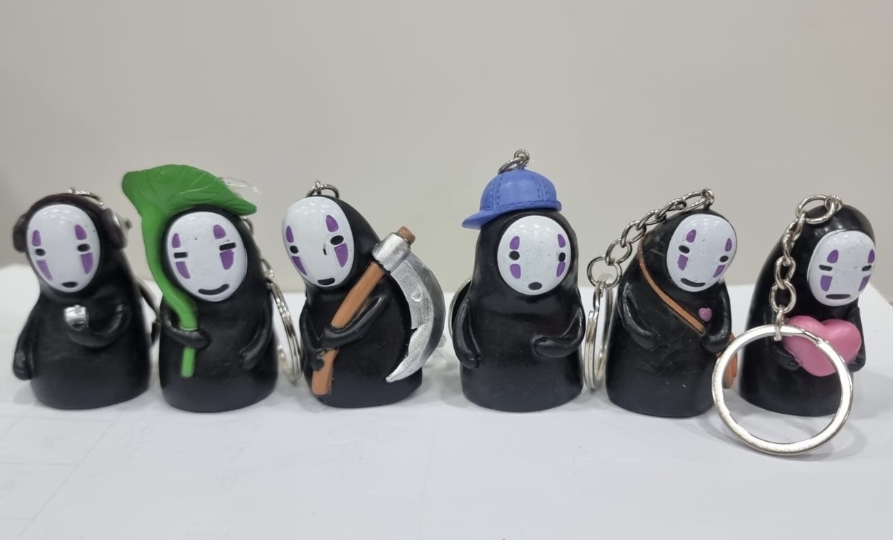 Set 6 Llaveros Solidos Sin Cara